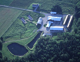 Aerial view of the AARS facilities