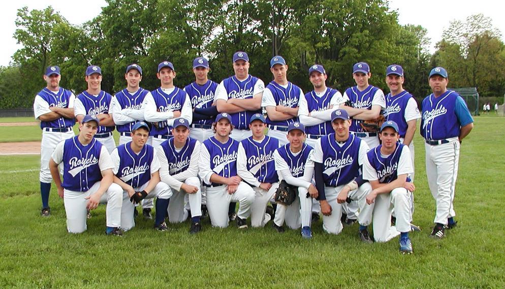 2003 Guelph Royals Midget AAA Baseball Team 