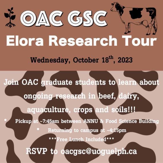 OAC GSC Elora Research Tour Poster