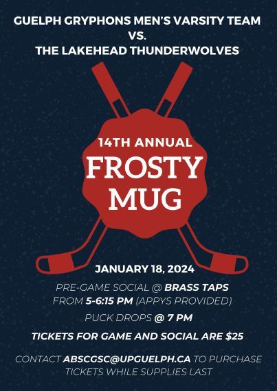 14th annual frosty mug poster