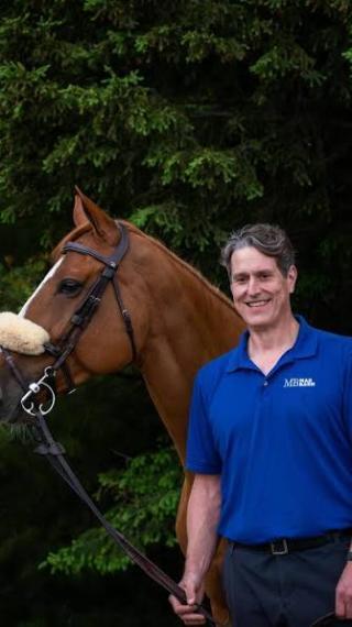 Image of Scott Cieslar with horse