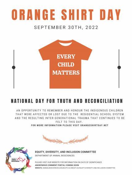 Every Child Matters - A Message from the Department of Animal ...