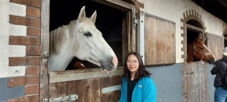 BBRM student picture with horse