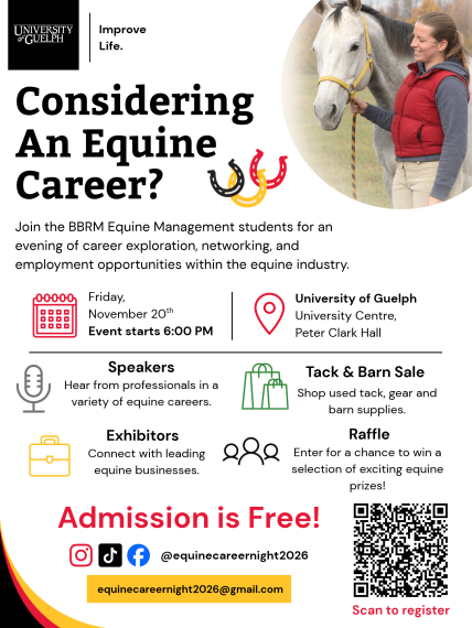 Equine Career Night 2026  Poster