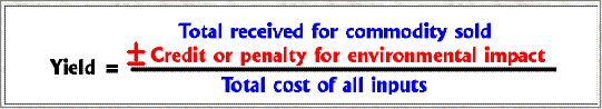 More Appropriate Yield Formula